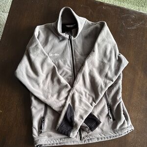 Columbia Light Gray Fleece Jacket